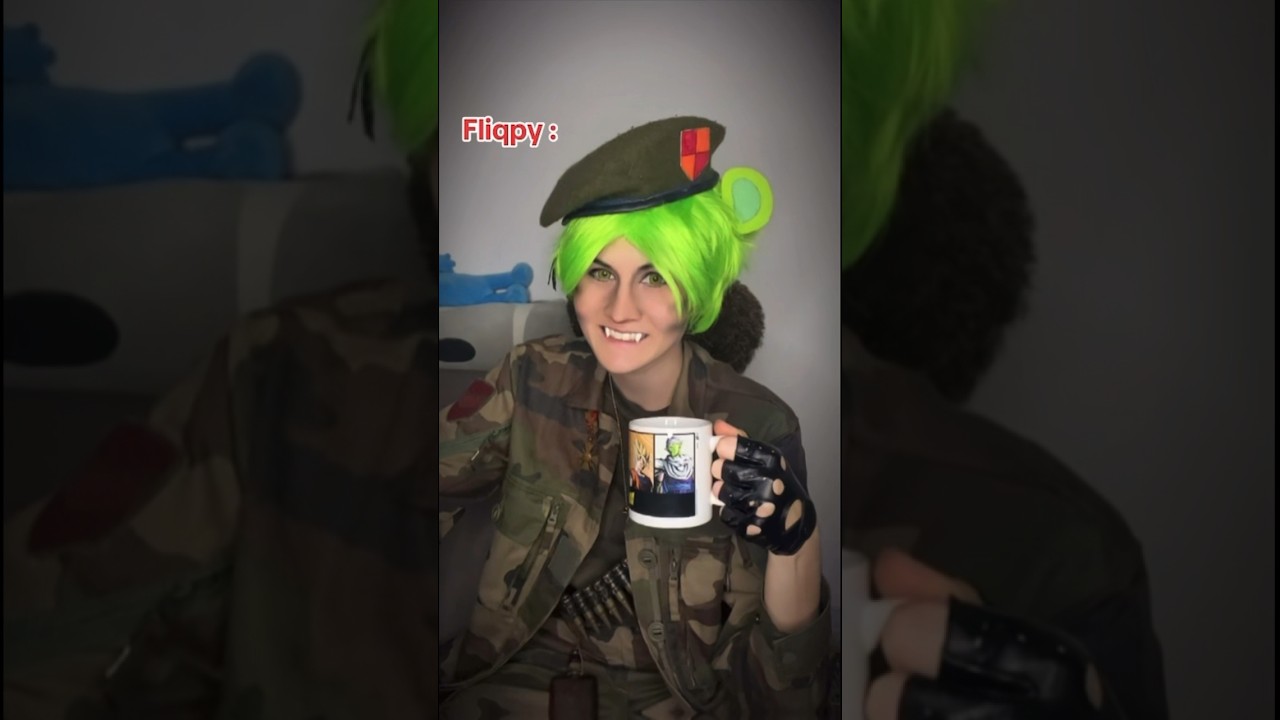 Just need to calm Fliqpy down with tea  ! #cosplay #happytreefriends