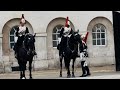 Hourly Changing of the Guard, but they skipped the dismount this time for some reason 