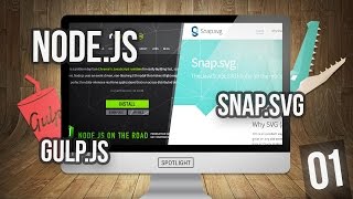 Spotlight 01 — Node.js | Express.js | Gulp.js | Snap.svg
