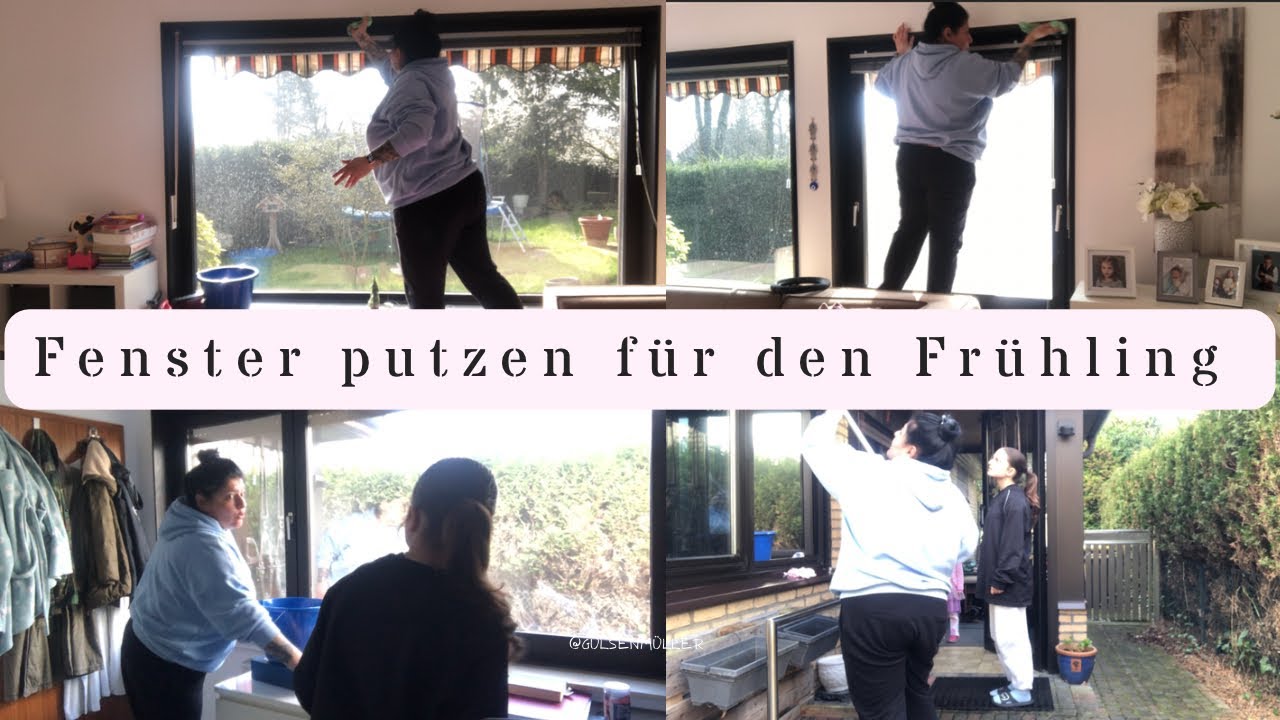 Fenster putzen für den Frühling | Frühjahrsputz | Hausputz | Familienleben | Vlog