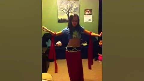 Geraldine belly dancing