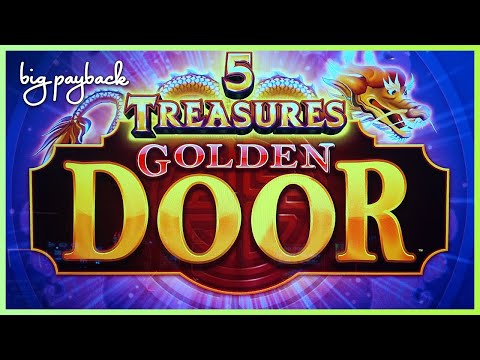 5 Treasures Golden Door Slot - HUGE WIN SESSION!