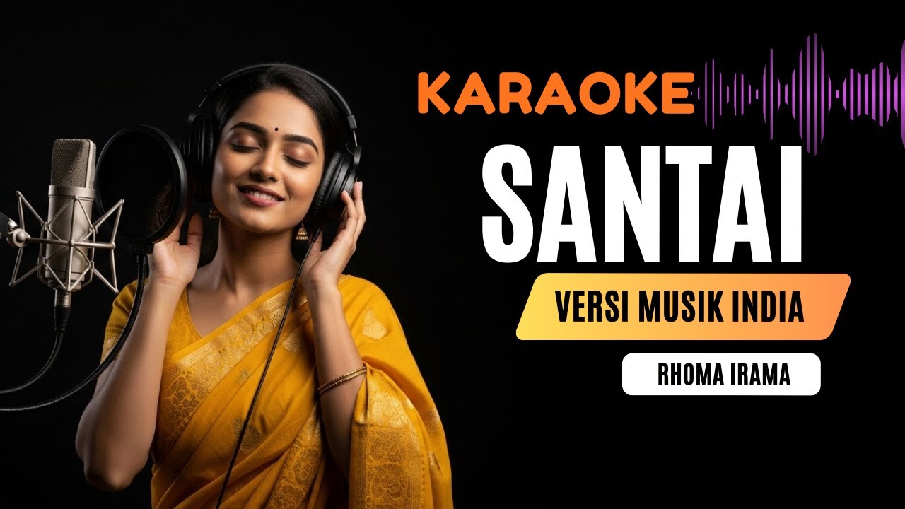 Santai Rhoma Irama Karaoke Dangdut Versi Musik India Full Lirik Tanpa Vokal