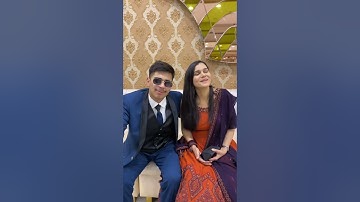 Himanshi Singh with brother #himanshisingh #wedding