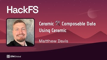 Ceramic 🛠 Composable Data Using Ceramic