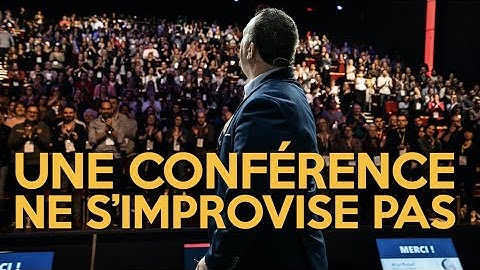 COMMENT DEVENIR CONFÉRENCIER ? FAUT-IL SE FORMER ?
