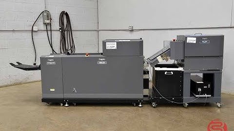 2013 Duplo System 3500 Dynamic Booklet Maker w/ Duplo DC-445 Creaser