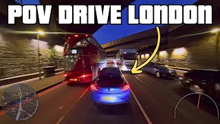 VW Scirocco R - POV night drive London
