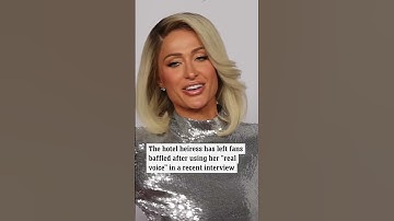 Thumbnail of ‘This is my real voice’: Paris Hilton shocks fans