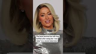 ‘This is my real voice’: Paris Hilton shocks fans