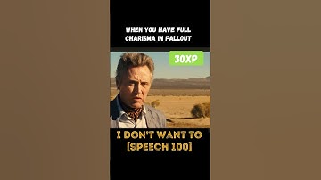 Fallout Charisma #fallout #gaming #funny #needs #shorts #video #amazon #charisma #memes #subscribe