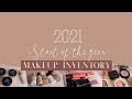 2021 Start of the Year Makeup Inventory