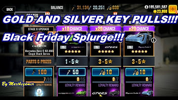 CSR 2 | CSR Racing 2, Gold & Silver key Pulls, Black Friday Splurge on Keys!