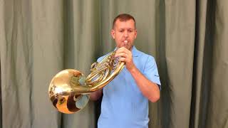 GET PLAYING THE FRENCH HORN with Gloucestershire Music.  Your first five notes.
