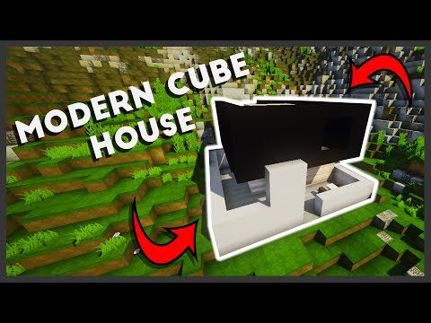 Minecraft: How To Make A Modern Cube House (Easy Tutorial)