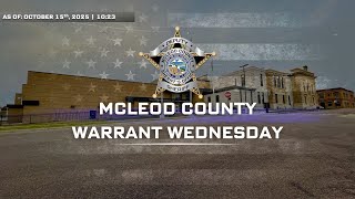 McLeod County Warrant Wednesday | October 15th, 2025