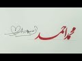 Create a cursive signature of ahmed