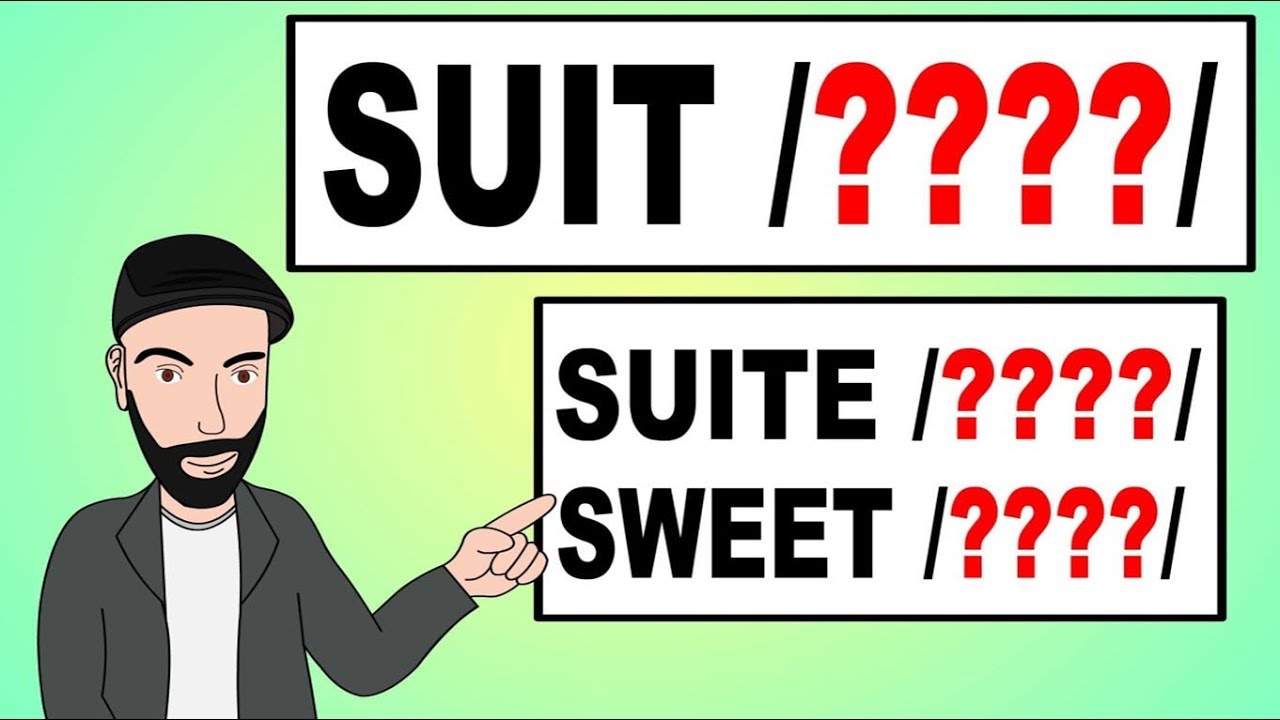 SUIT SUITE SWEET Aprenda a pronúncia CORRETA YouTube