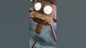 Thumbnail of War of the Worlds 1898 Tripod Invasion #animation #waroftheworlds #worldofblender #fightingmachine