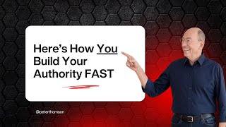 Create a Signature Talk That Sells 🚀 | Marketing Tips | Peter Thomson