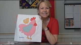 Stitch Hattie from Lori Holt's Chicken Salad Quilt #LoriHolt #chickensalad