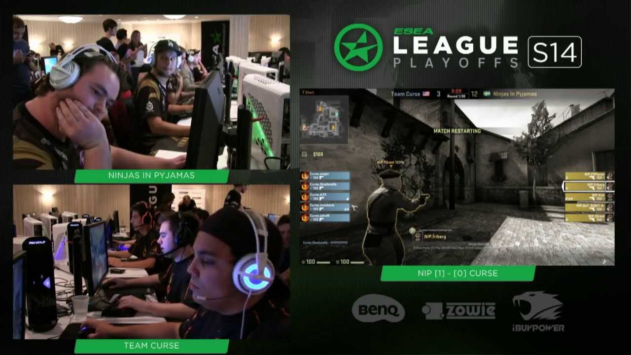 $90,000 CS: GO Tournament: NiP vs Curse on de_inferno @ ESEA LAN 14