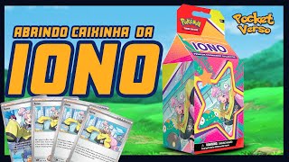 ABRINDO CAIXA DE LEITE DA IONO (Pokémon TCG)