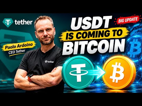 USDT Is Coming to Bitcoin! Tether CEO Paolo Ardoino Reveals BIG Update!..