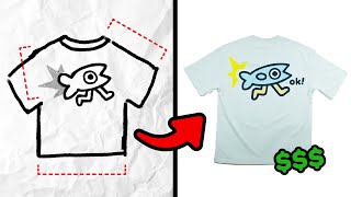 EVERY STEP of my clothing brand drop + profit revealed