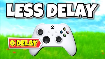 How To Get Less Input Delay on Controller! (Get 0 Controller Delay in Fortnite!)