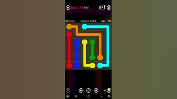 flow free level 78 | games | android | flow free | level 78 | 6x6 #flowfree #android #game #mindgame