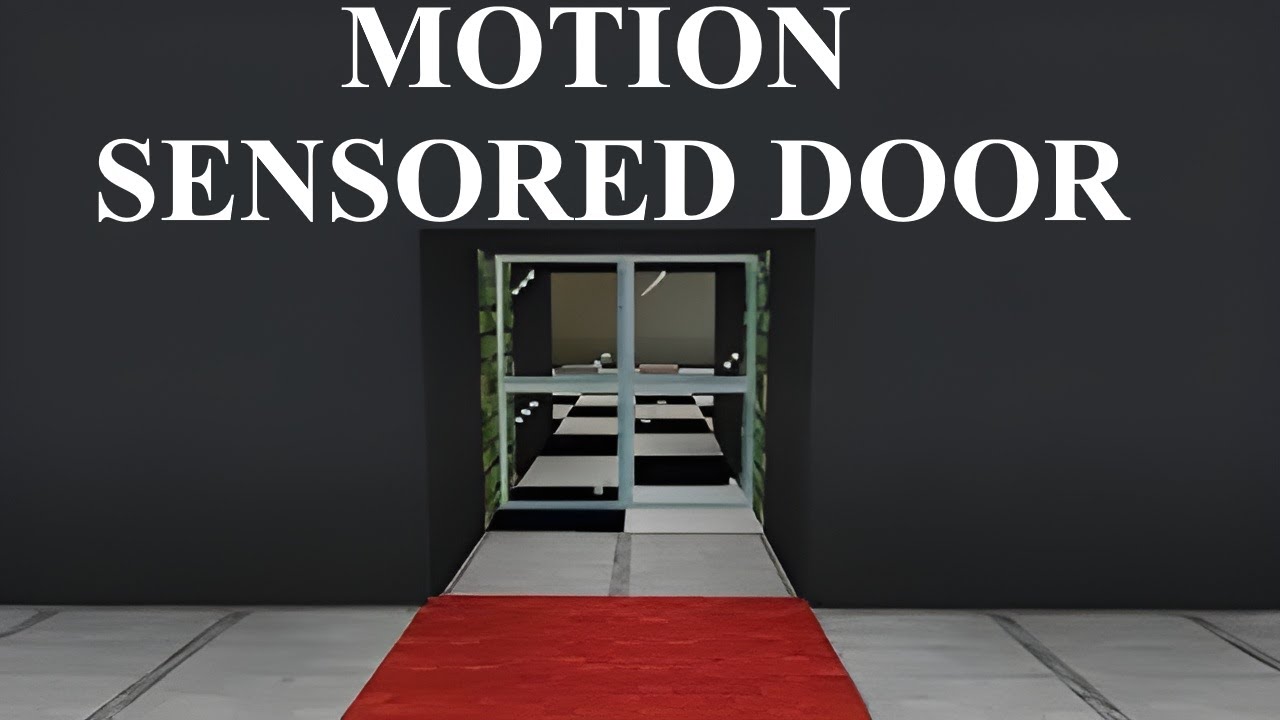 Easy Automatic Door Tutorial For Minecraft Bedrock