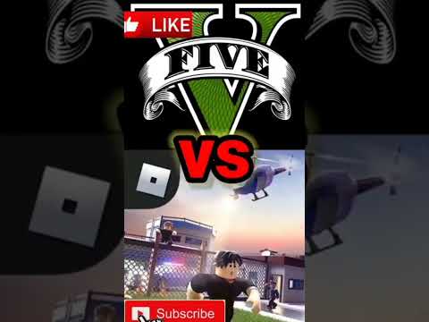 #shorts Gta v vs Roblox which is the best game #gta5 #roblox #like #subscribe