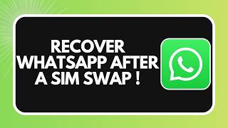 How to Recover WhatsApp After a SIM Swap (2026) screenshot 1