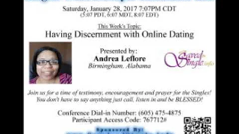 012817 - Having Discernment with Online Dating - A...