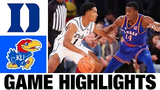 #5 Duke vs #24 Kansas Highlights | Men's Basketball | College Basketball 2025