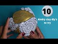 10 Airdry clay projects you should try/art and craft/Craft ideas/CreativeCat