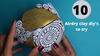 10 Airdry clay projects you should try/art and craft/Craft ideas/CreativeCat