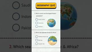 Geography Quiz 🌎 #Quiz #geographyquiz #geographyfacts #quizchallenge