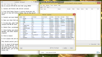 How to encode DTS HD MA into FLAC using MeGUI