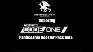 Unboxing Infinity CodeONE PanOceania Booster Pack Beta