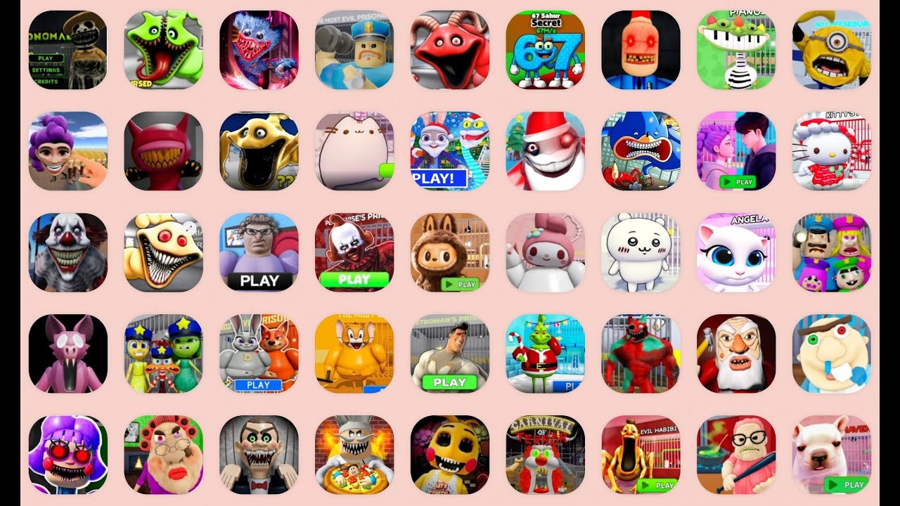 ROBLOX, ZOONOMALY 2 PRISON RUN (OBBY), HUNGRY WORM PRISON, TOM AND JERRY PRISON RUN (OBBY)