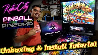 Pin2DMD Install on a Stern Whitestar - RollerCoaster Tycoon Pinball - Unboxing and tutorial