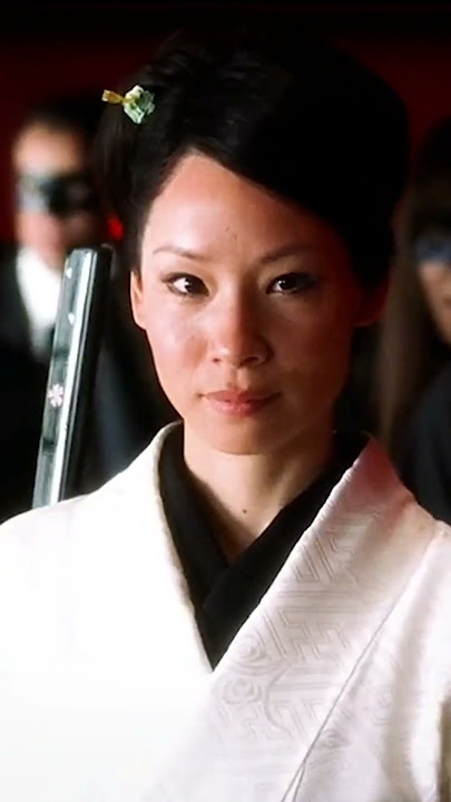Lucy Liu in Kill Bill: Charming dangerous and bloody roses.
