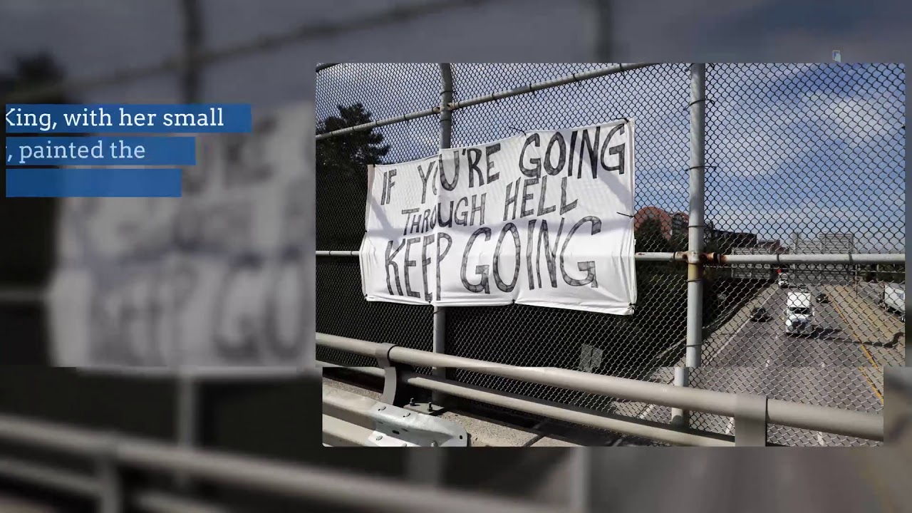 Signs On Columbus Overpasses Bridges Let People Know They Are
