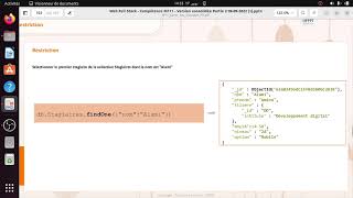 Mongodb (Vidéo 7) : find / count / distinct / limit