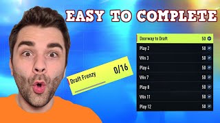 EASIEST METHOD TO COMPLETE DRAFT FRENZY!