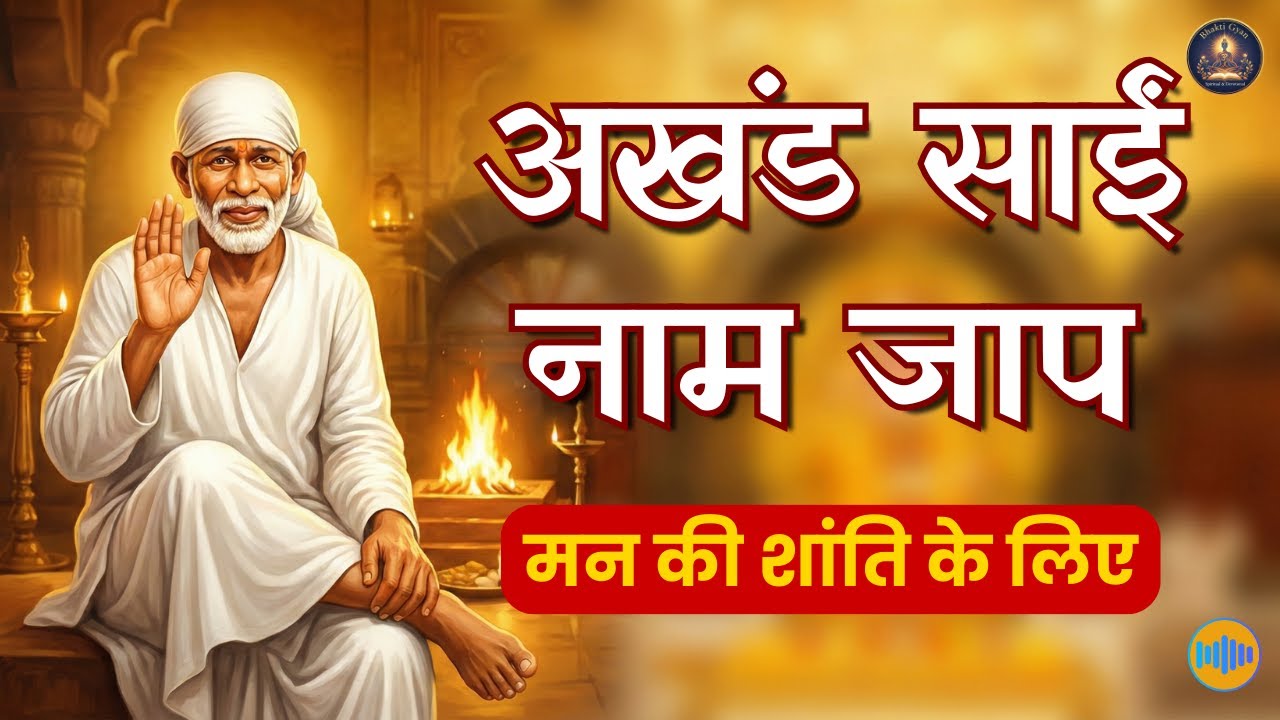 Om Sai Namo Namah Jaap | चमत्कारी साईं मंत्र - ॐ साईं नमो नमः | Morning Mantra