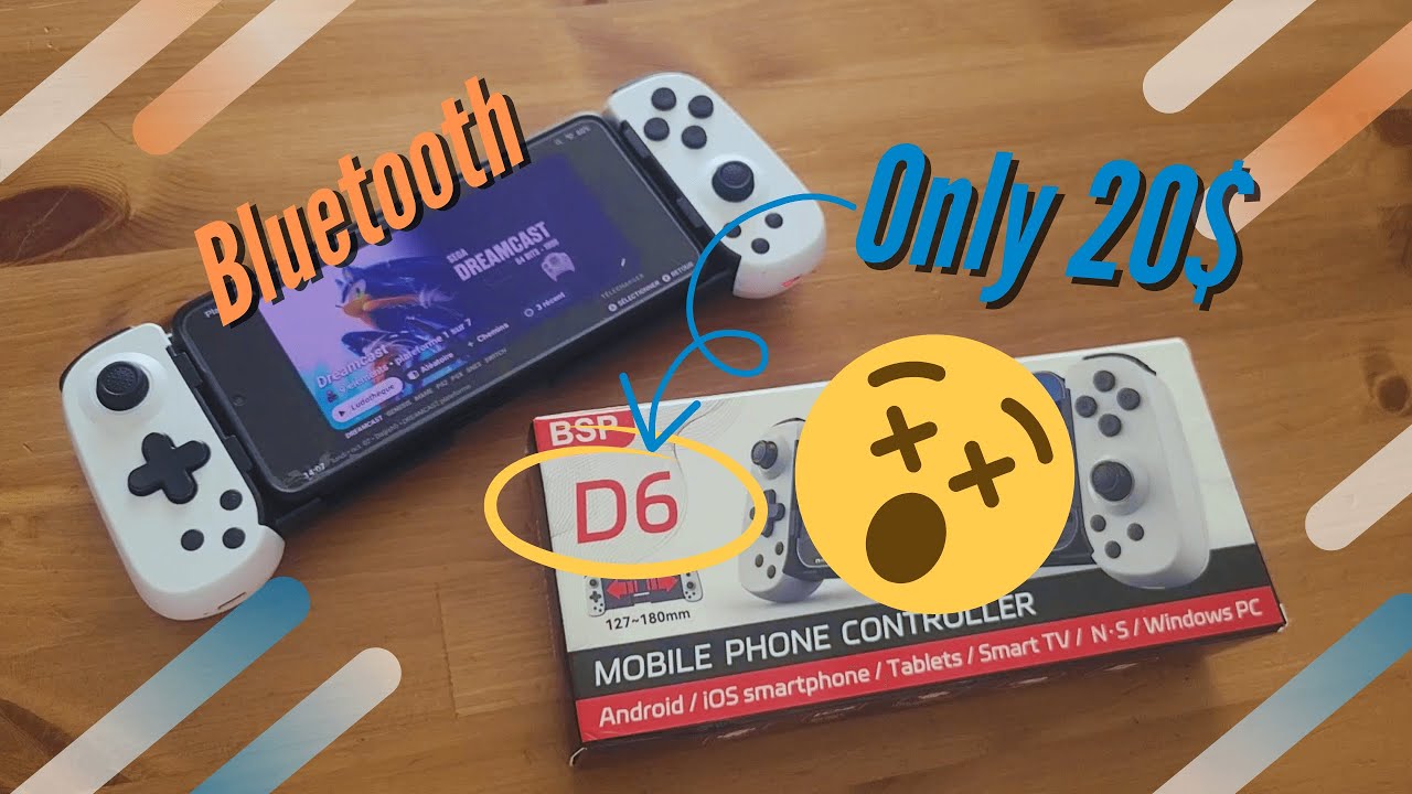 Manette BSP-d6 - Qu'est-ce qu'on a pour 20$ (avec D-Pad en +)