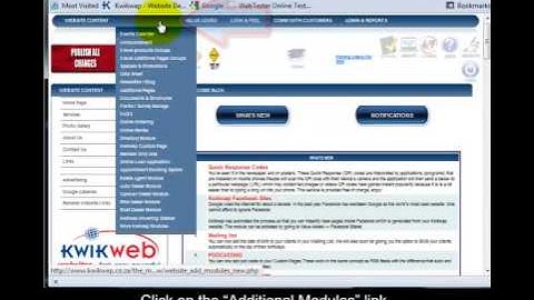 Kwikwap Directory Module Activation